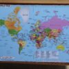 IMG_2599 Local Mahogany-Framed World Map